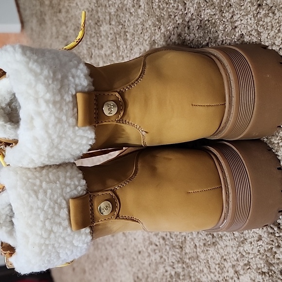 Nine West Women's Sherpa Pike Combat Ankle Boot, NWOB - Picture 6 of 13